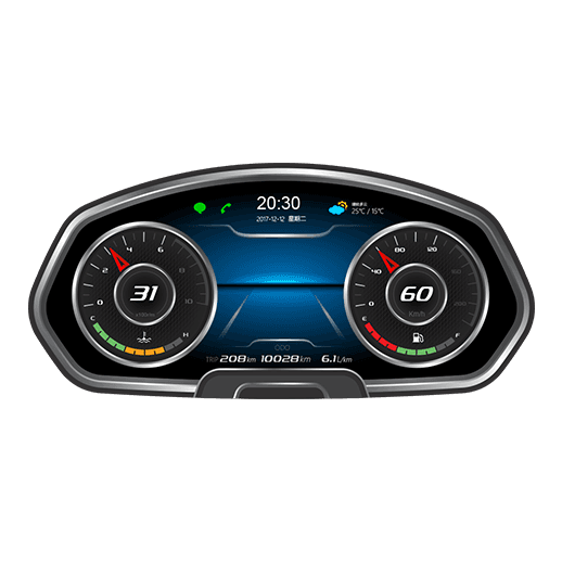 Full liquid crystal instrument